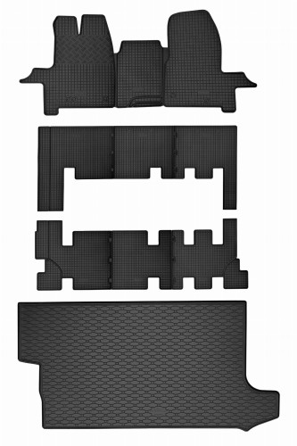 Przejdź do produktu Ford Transit Custom (manual, długość L2, 9 miejsc 2012-2023) Dywaniki i mata do bagażnika
